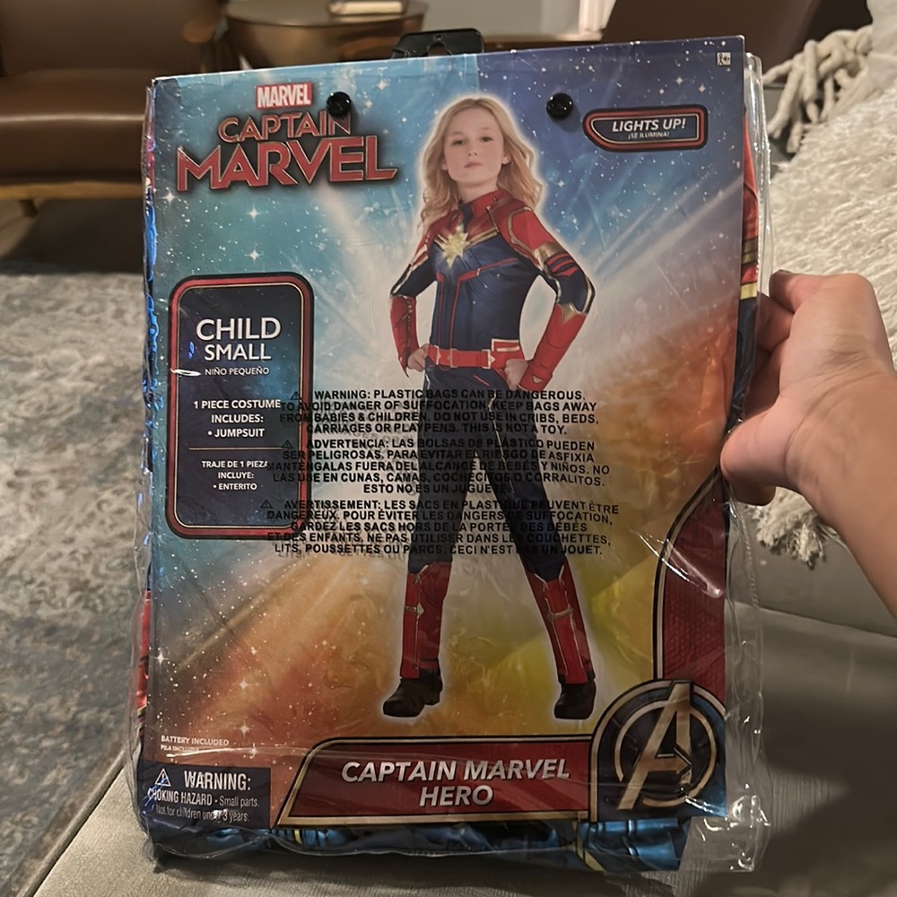 Captain Marvel NWT child small costume.